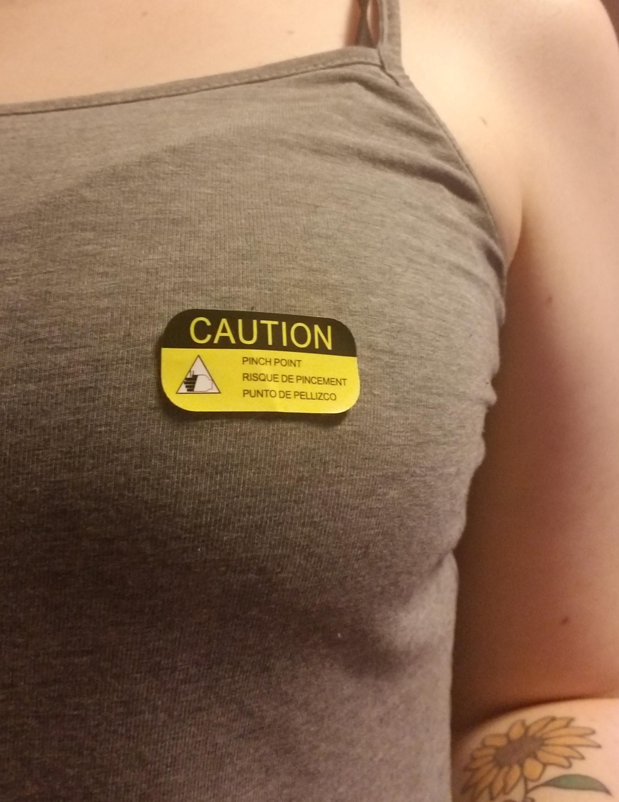 Boyfriend stuck this on and thought it was hilarious