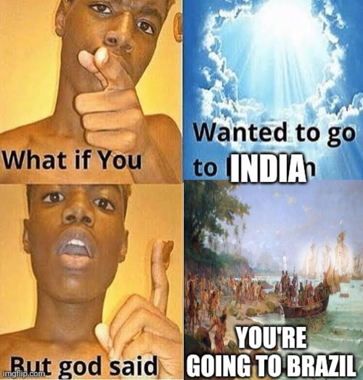 Christopher Columbus got punked