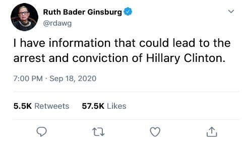 her last tweet