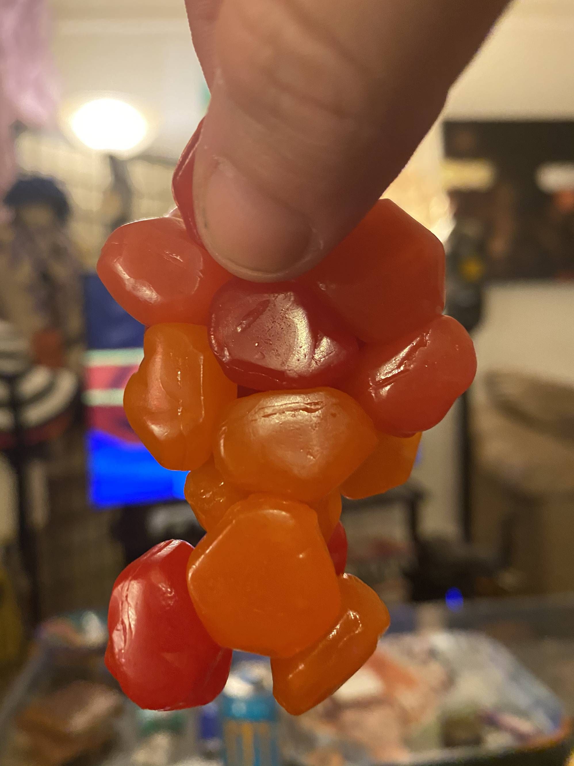 If it’s stuck together it counts as one Gusher