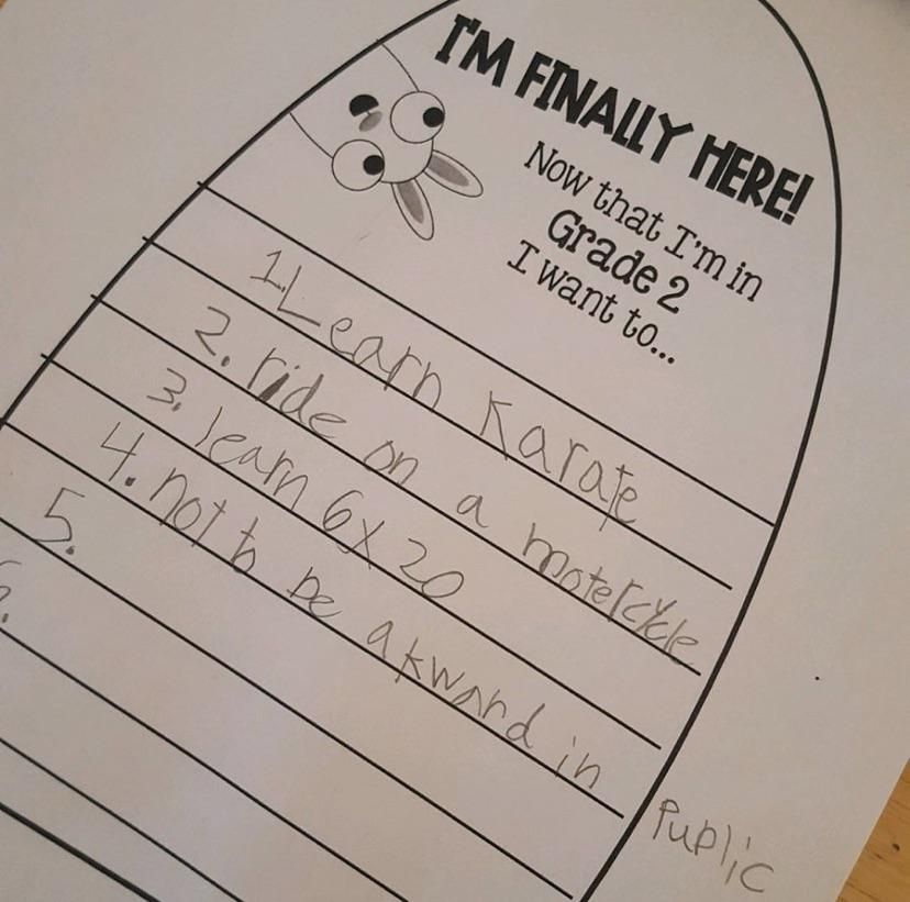 my friend’s daughter set some lofty goals