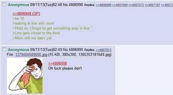 Anon feels anxiety