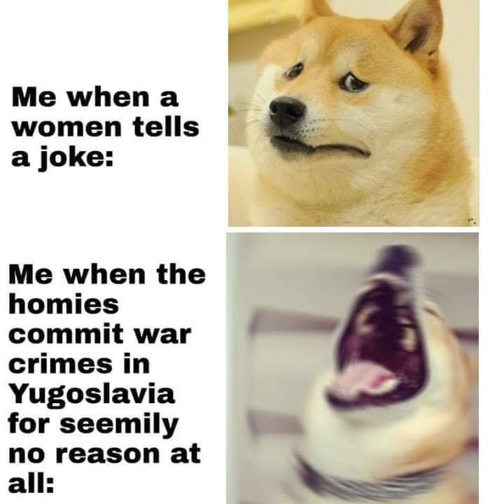 War does the funny