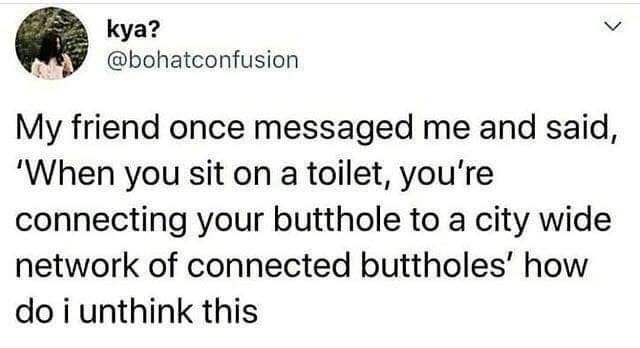 Somewhere, there is a neckbeard, MTG-player butt connected to yours.