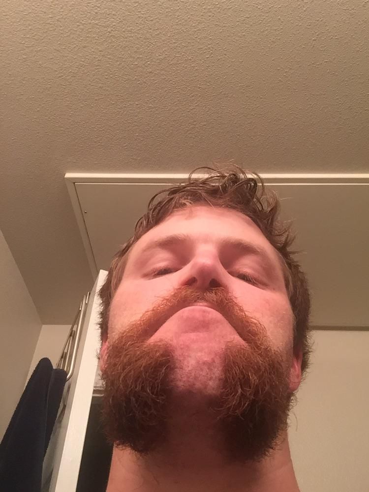 Decided to have a little fun before I shaved the beard completely.