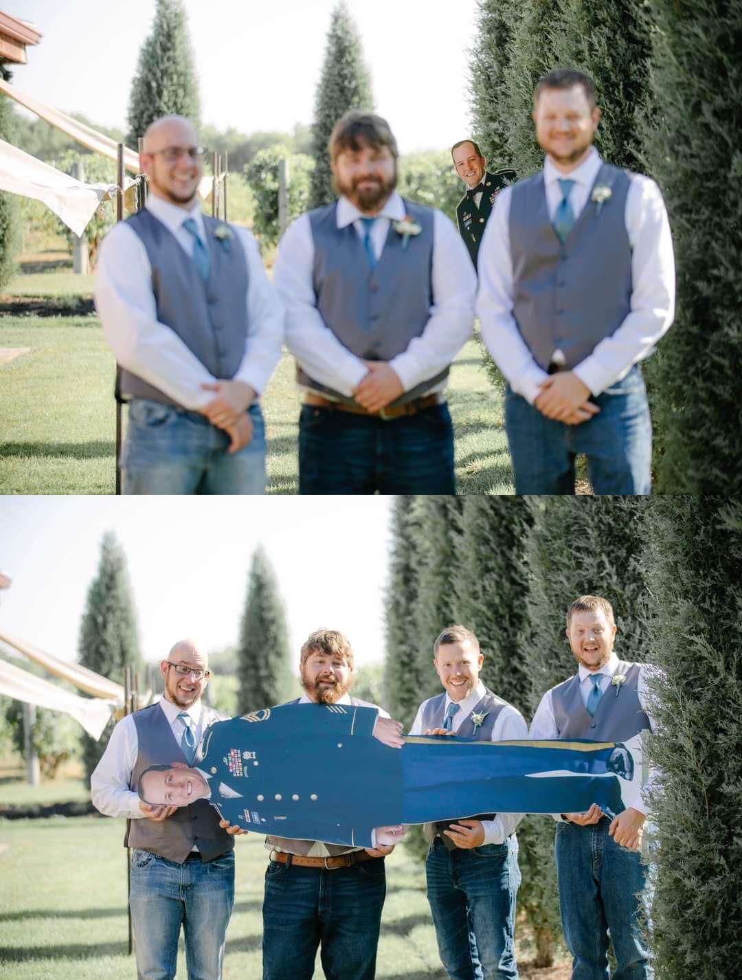 I couldn’t be at my best friend’s wedding, but he still included me