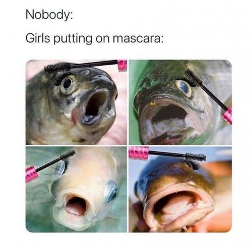 Fish face, the new duck face.