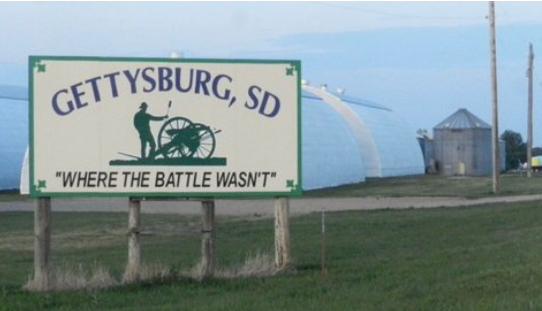 The town motto of Gettysburg, SD.