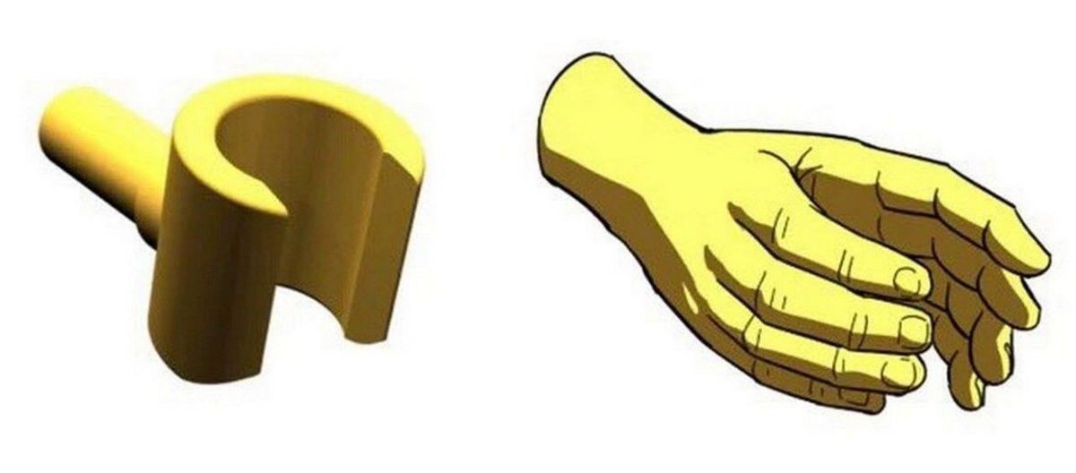 He's all thumbs