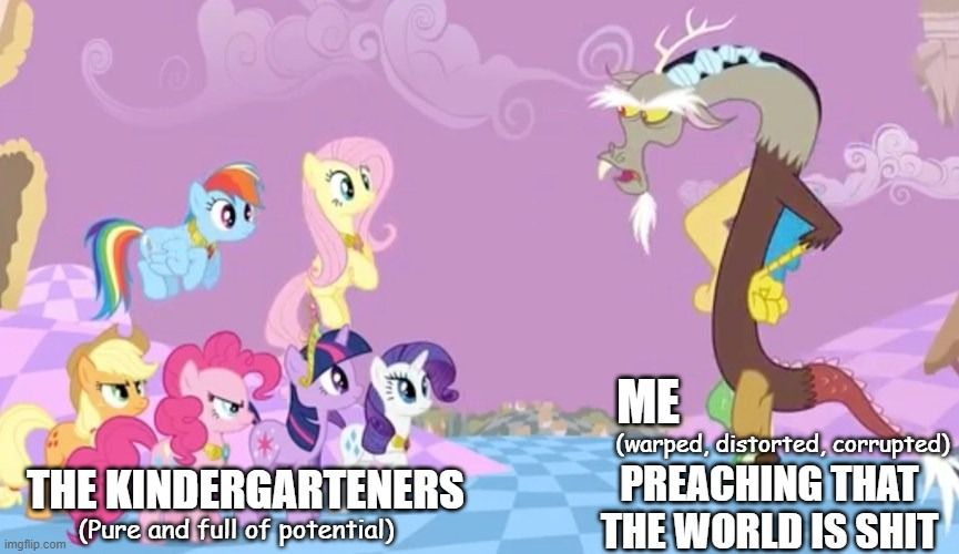 every second I'm allowed to spread my filth proves my point