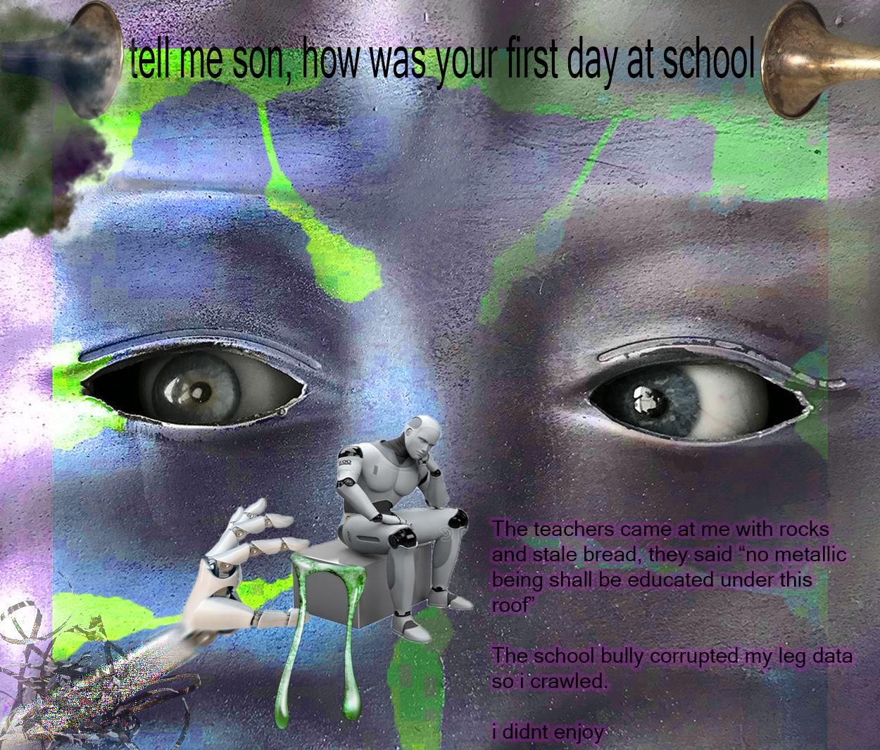 SMALL child experiences TRAUMATIC event due to DATA CORRUPTION