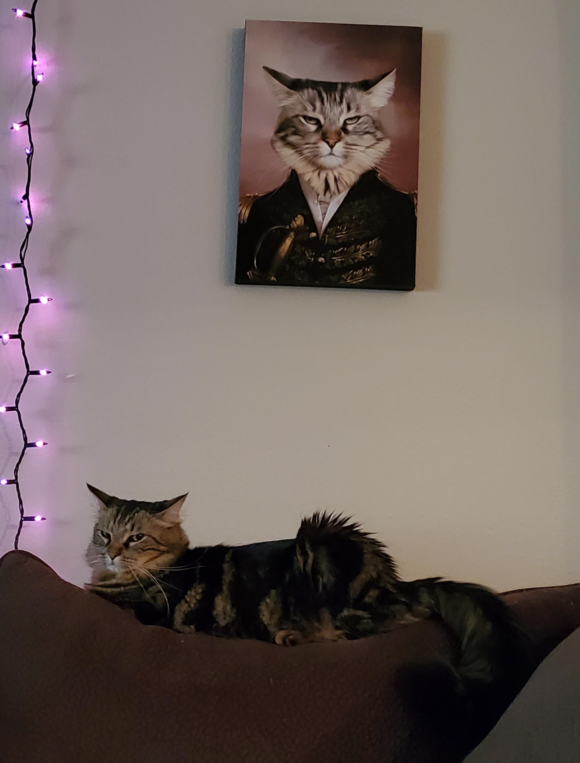 Do you think he likes his self portrait?