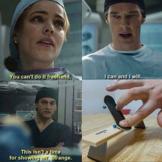 what is sicker, his patients or his fingerboarding moves?