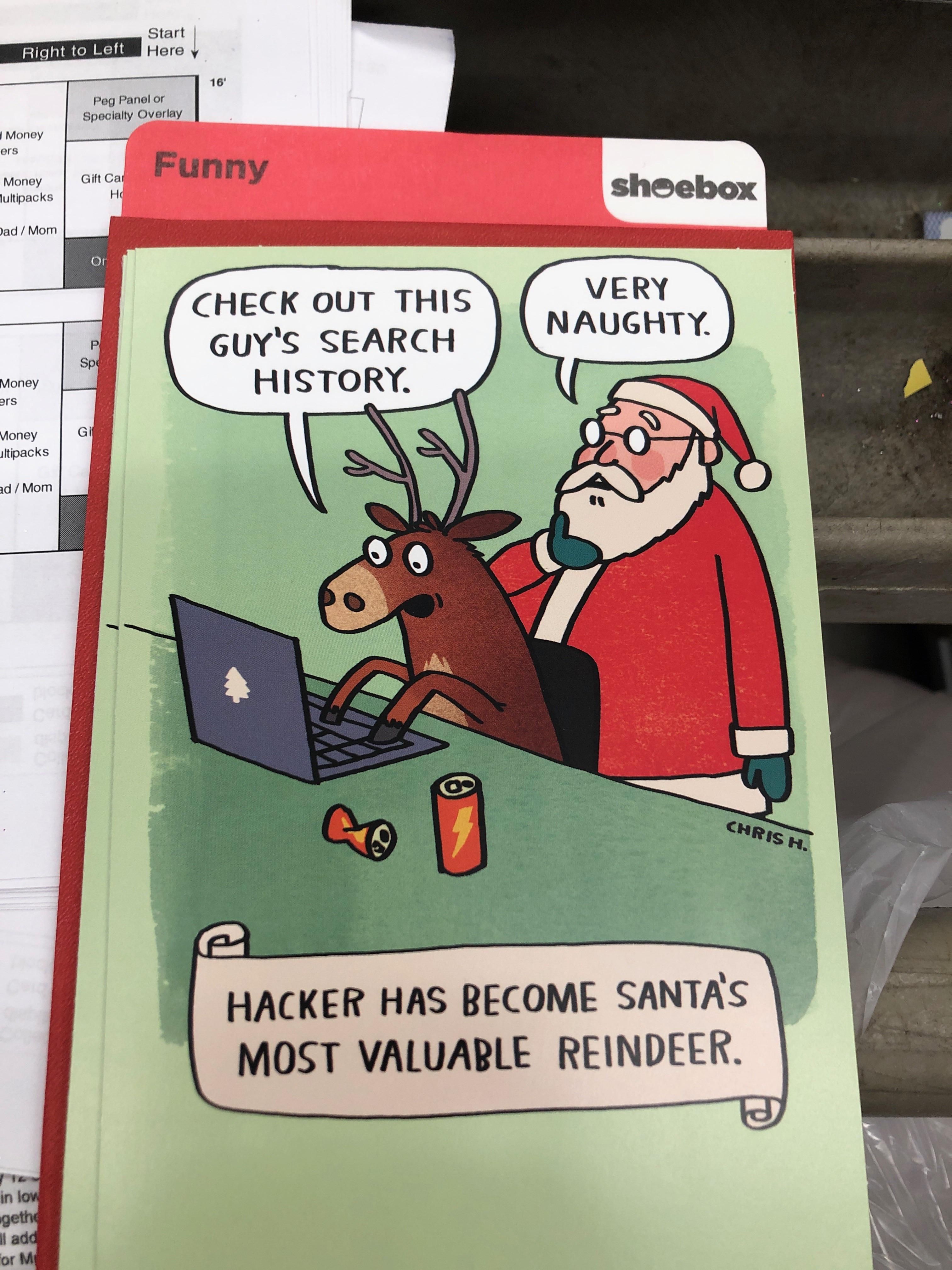 My mom puts up cards at her job and sent me this.