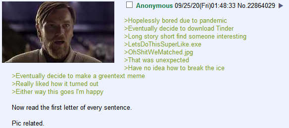 Anon get's a date.