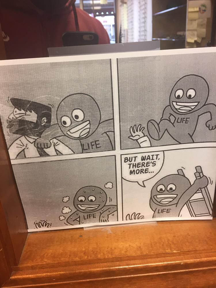 new to this sub. found this in my eye doctors office.