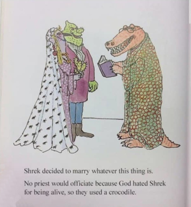 The original Shrek book was amazing