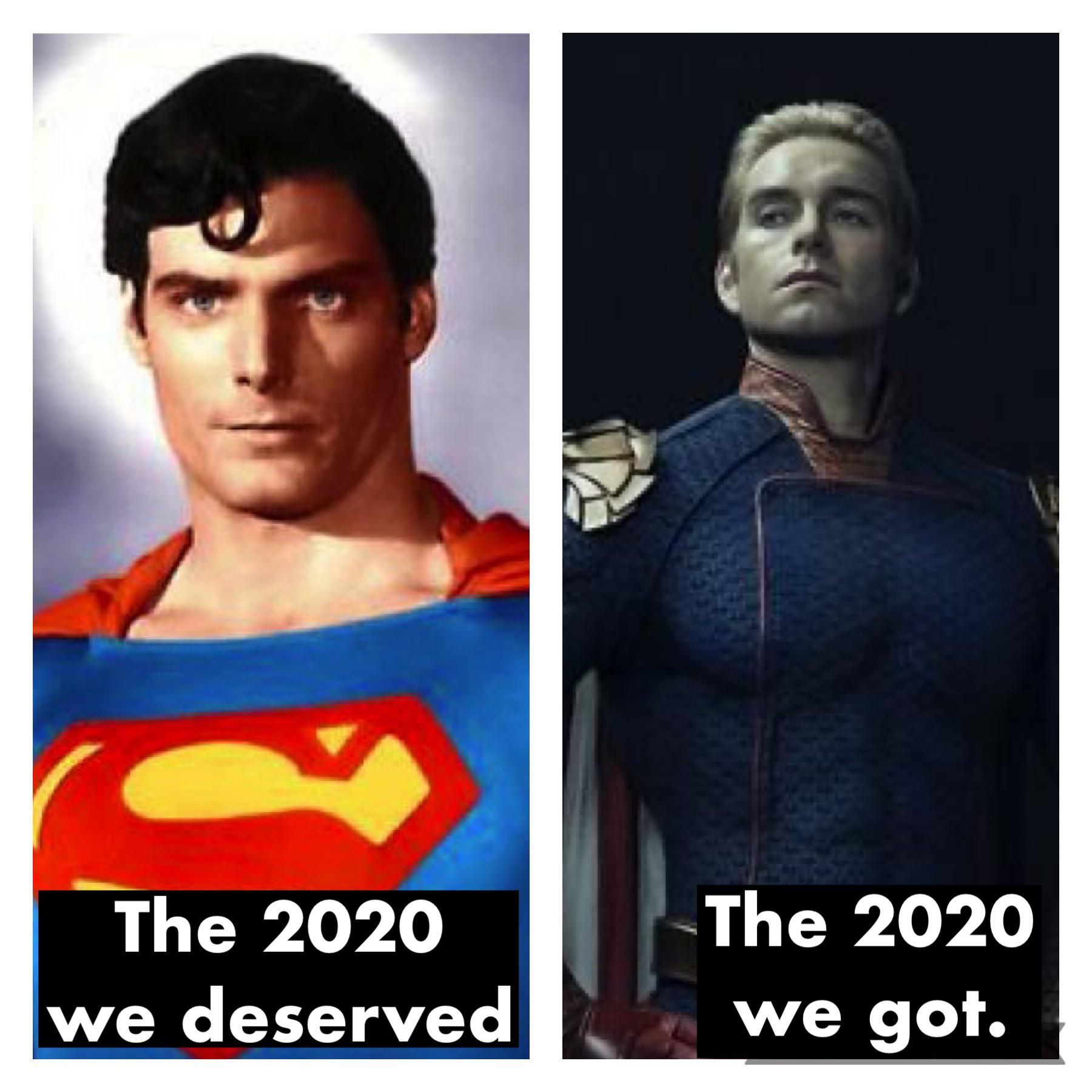 If 2020 was super heroes...