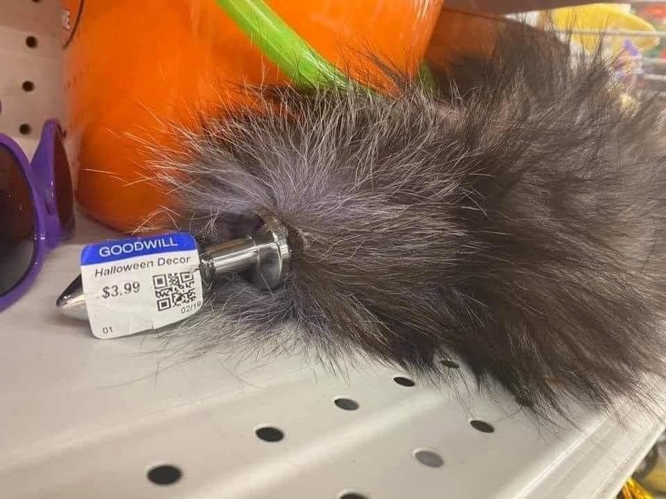 Cheap feather duster at Goodwill.