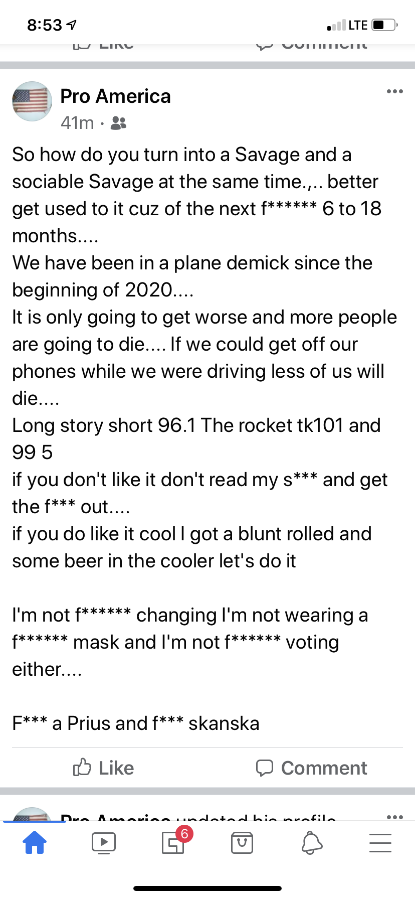 Florida man is surviving the plane demick with ease.