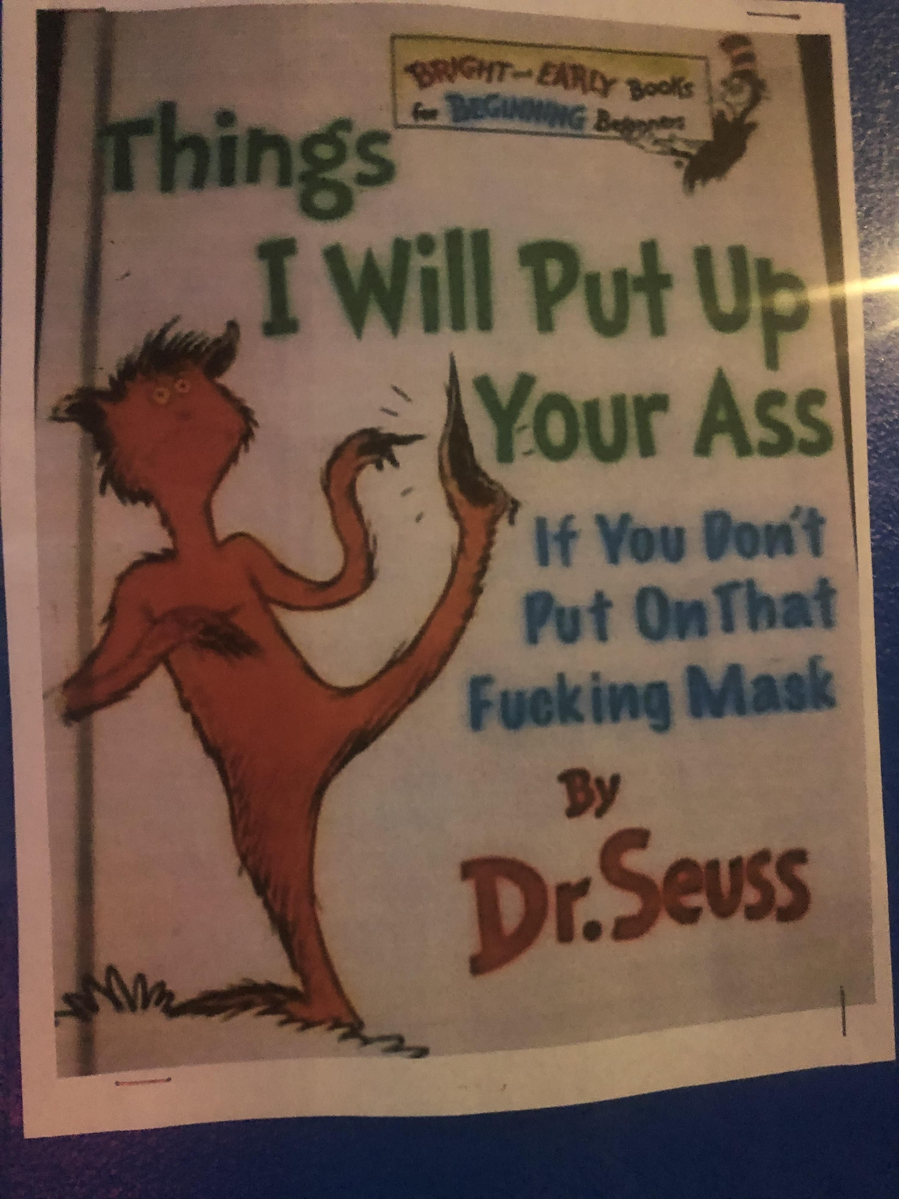 See, even Dr.Seuss knows - wear your mask!