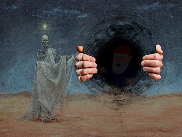 A wise Spooky Boi hath opened a portal to the netherrelms, what shall he find?