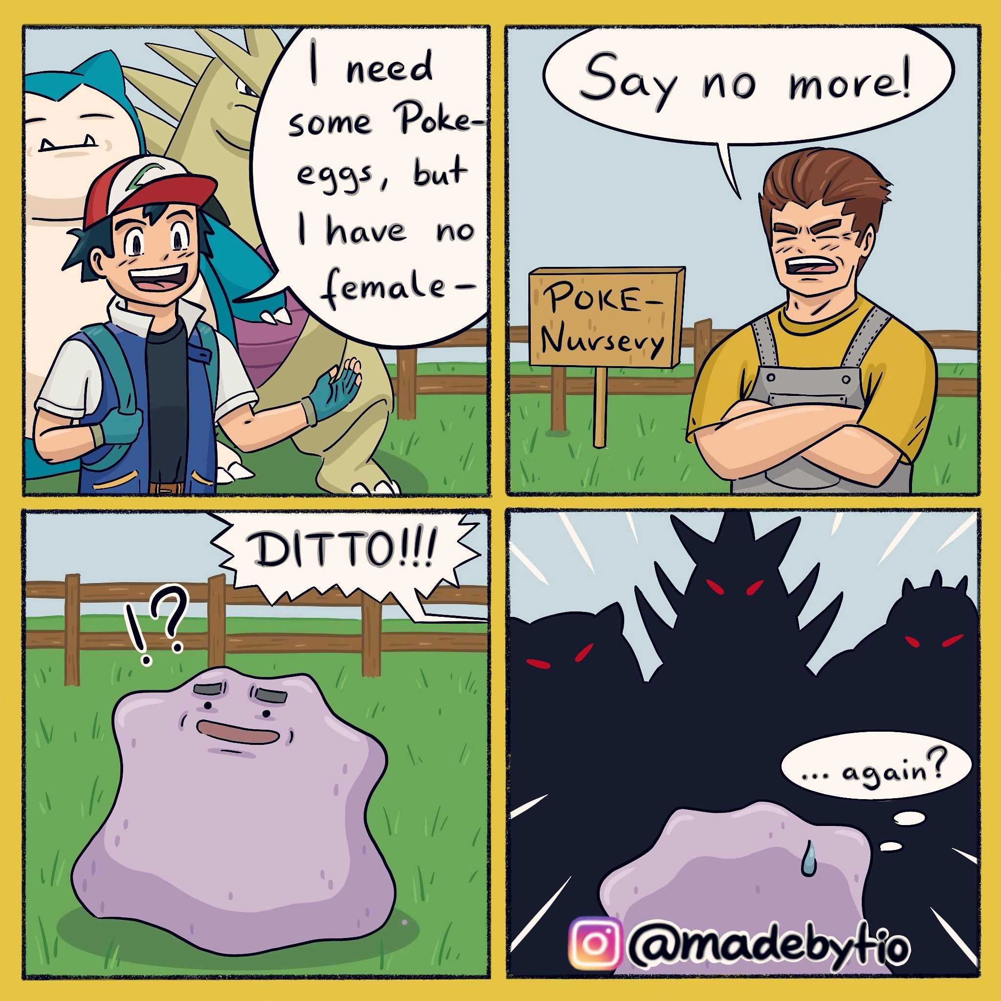 Poor Ditto ...