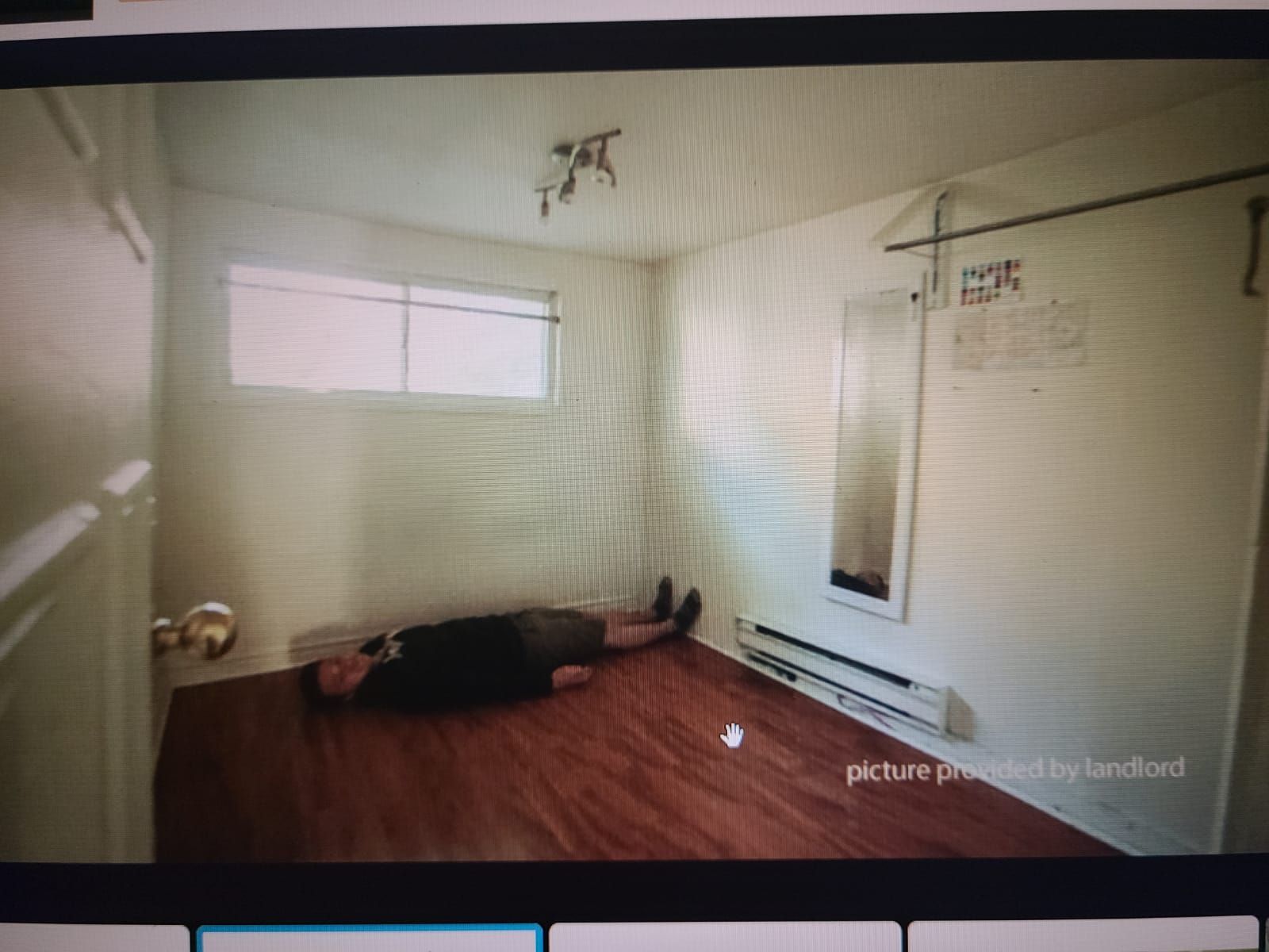 Was looking for an apartment. Found a listing which measured the Room size with Human for Scale.