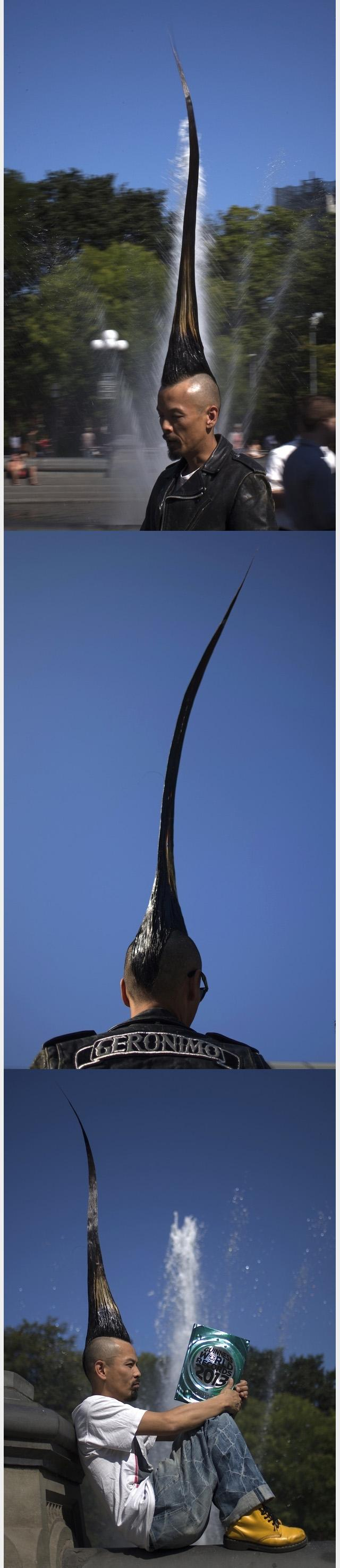 World's tallest mohawk