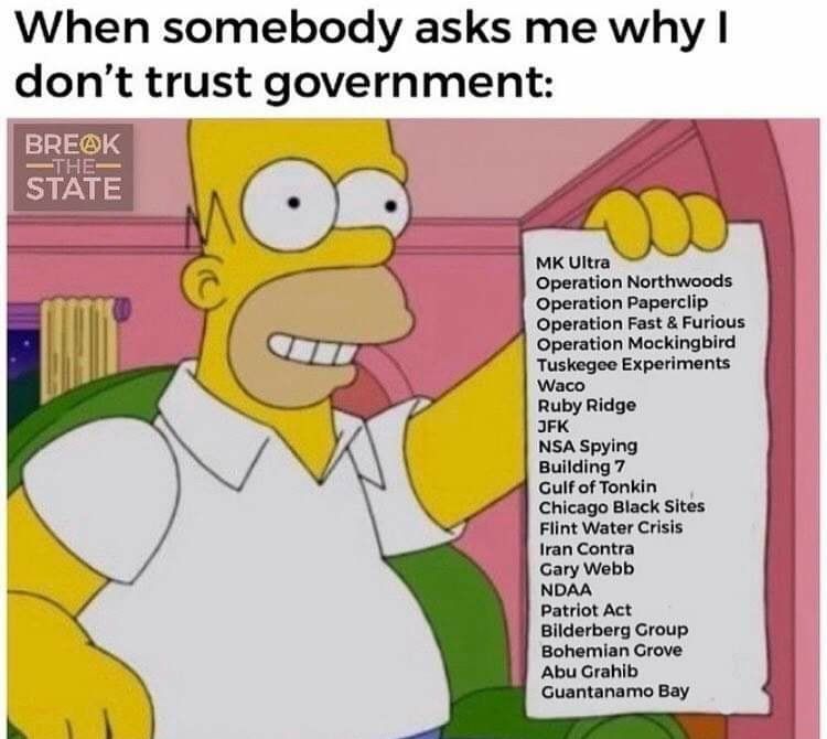 I mean it's got to hide stuff right