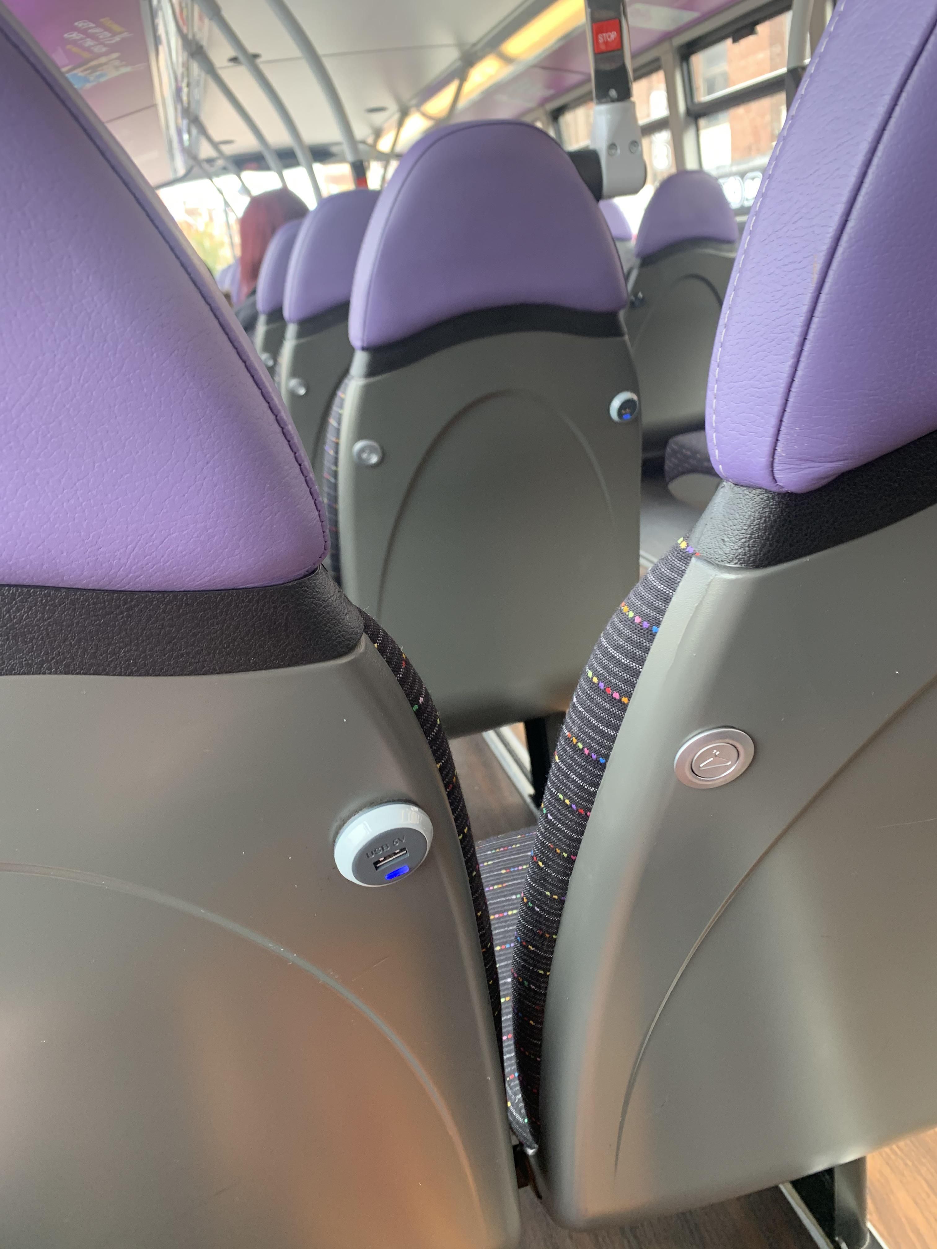 Sitting on the bus and noticing the seats look like sad penises.
