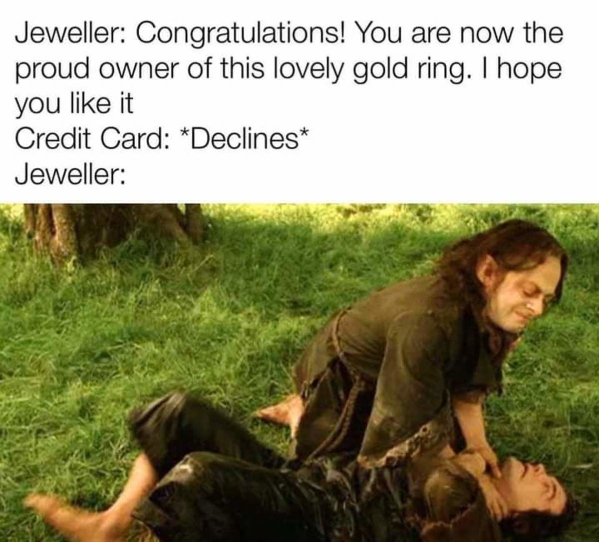 The one ring comes with free shipping