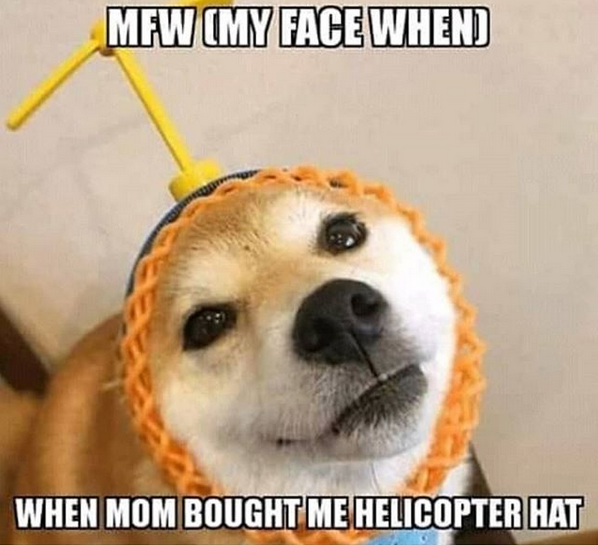 My face when.