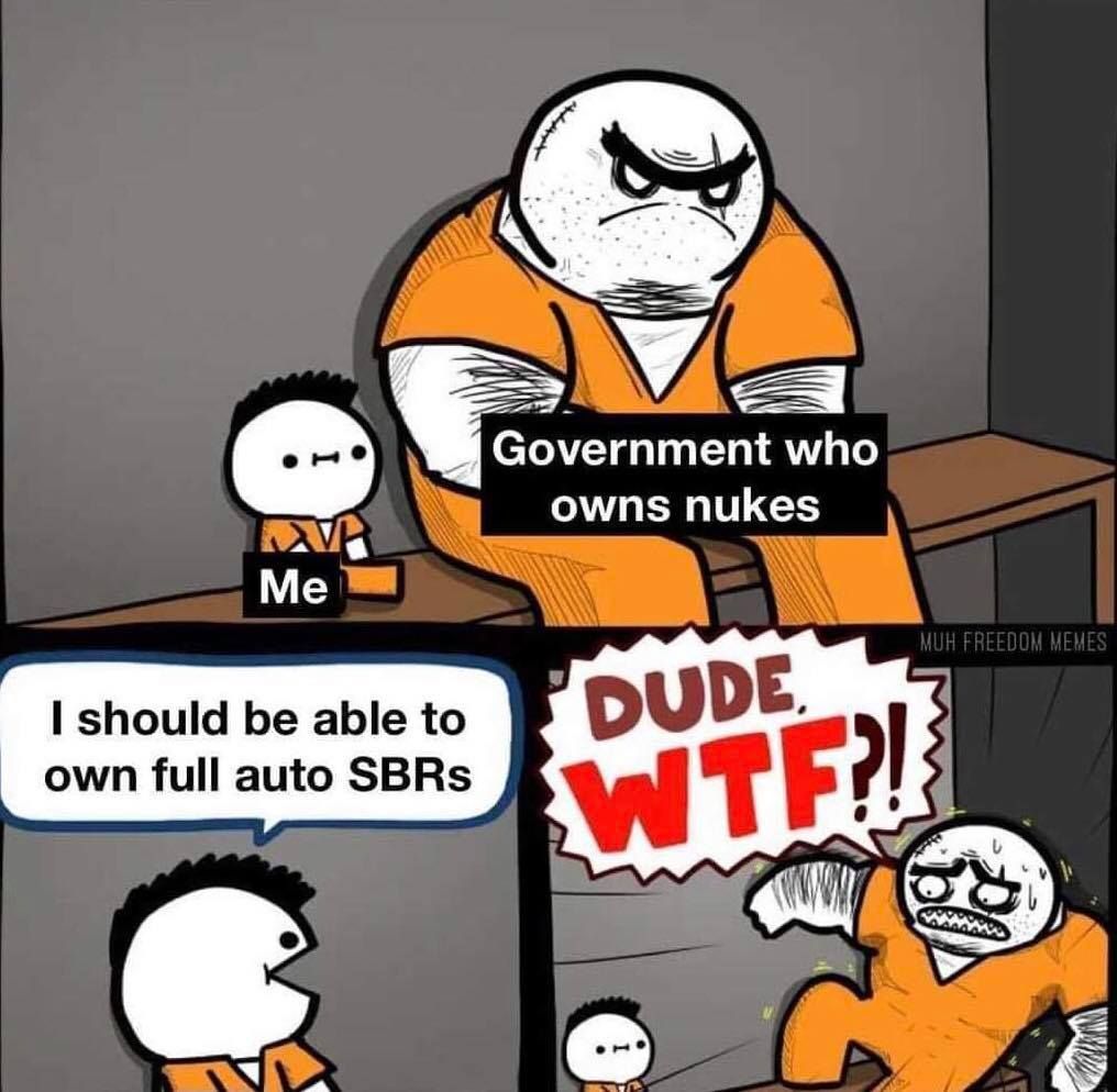 imaging trusting a ring of psycopaths with nukes breh
