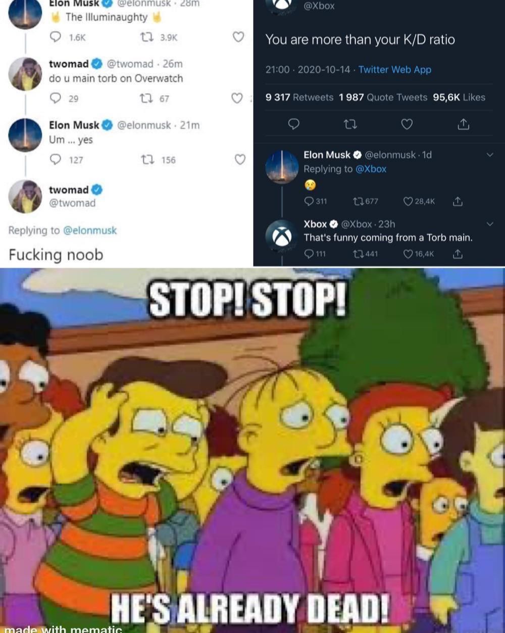 He dead
