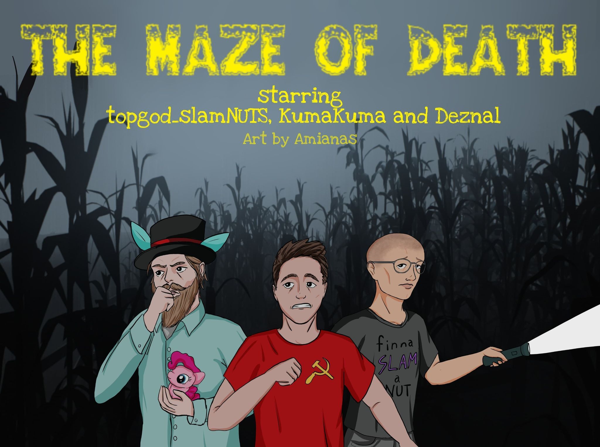 Second story of the Hugelol Spooktober Chronicles: The Maze of Death. Read it in the comments!