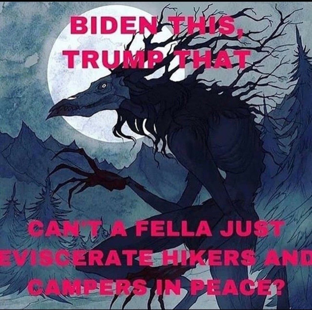 I'm voting for the wendigo