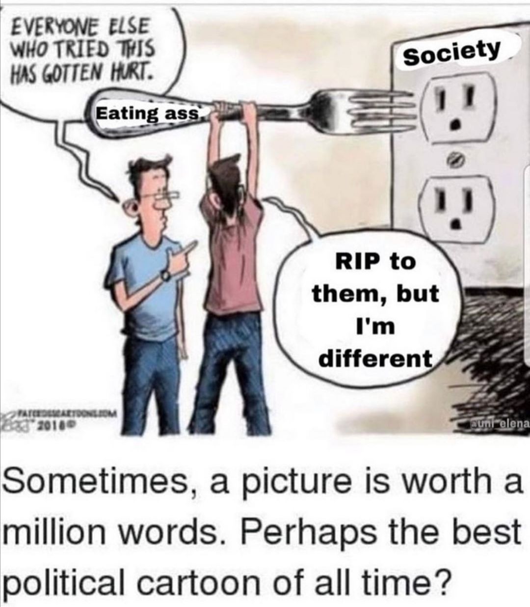 *eats ass in politician*