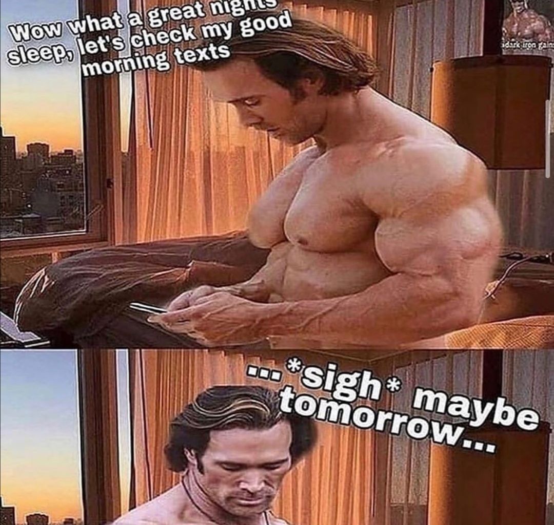 You will get one tomorrow king