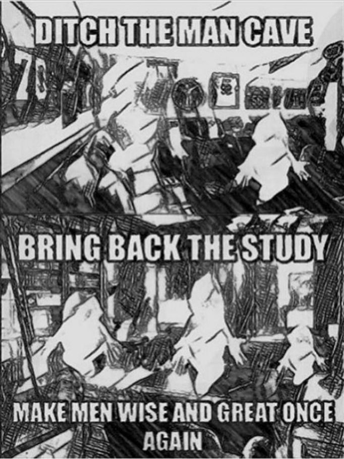 i'll be in my study