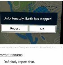 Sorry earth is currently unavailable