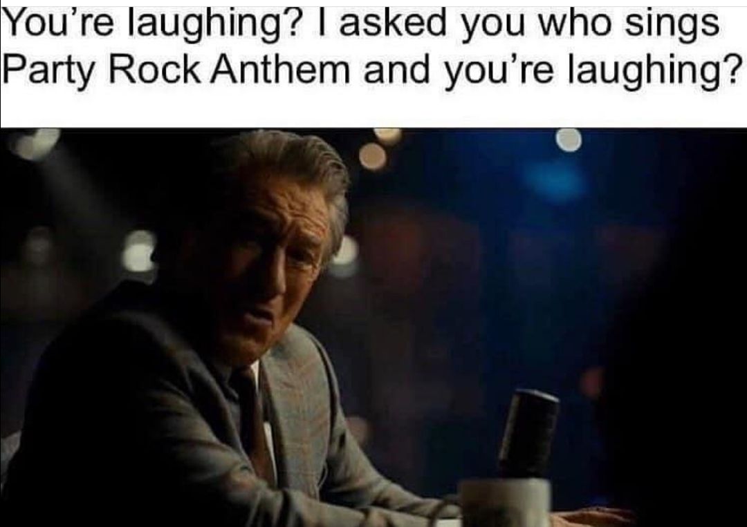 We party rock!
