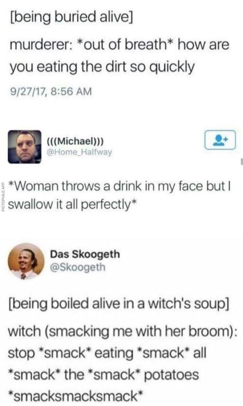 How are you eating it so fast... This literally made me laugh