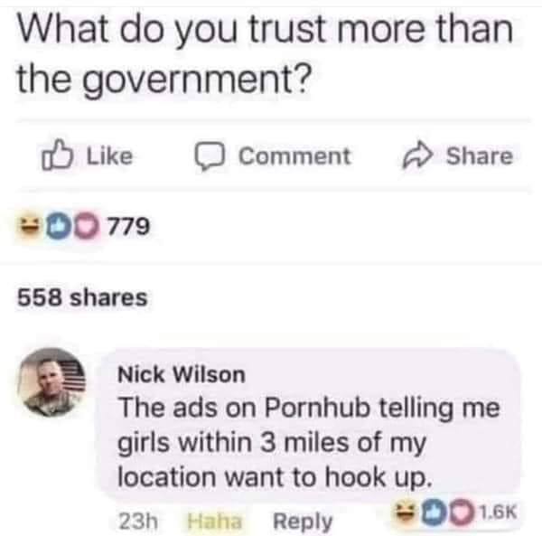 i trust xxpetergriffinxx more than the gobrehment