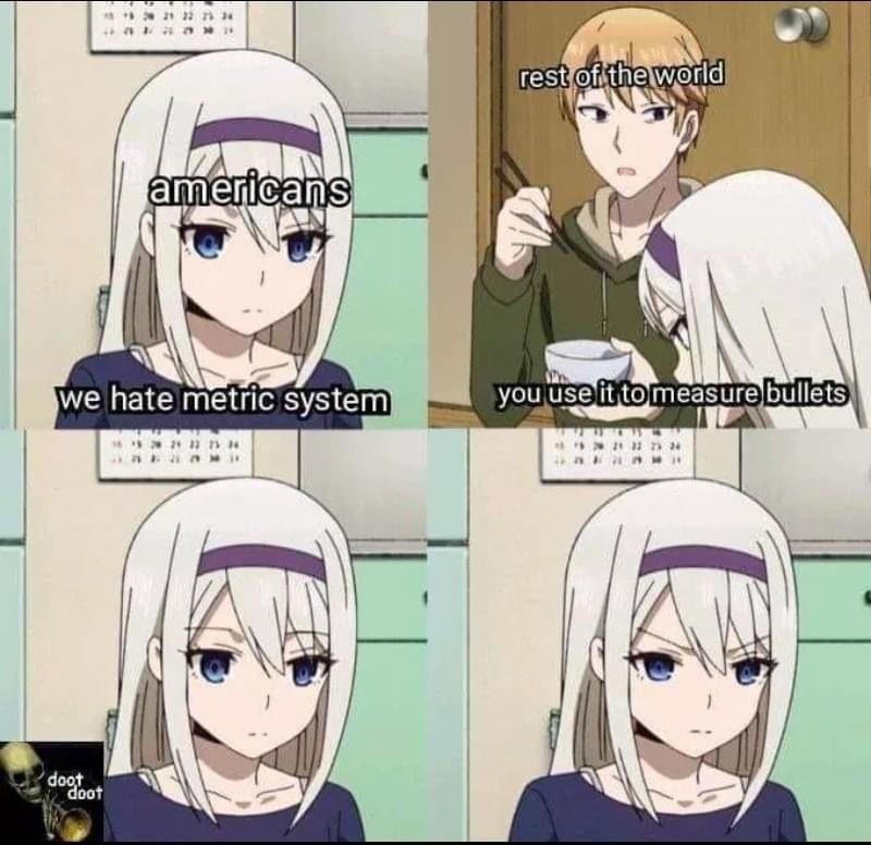 Metric system may be useful after all