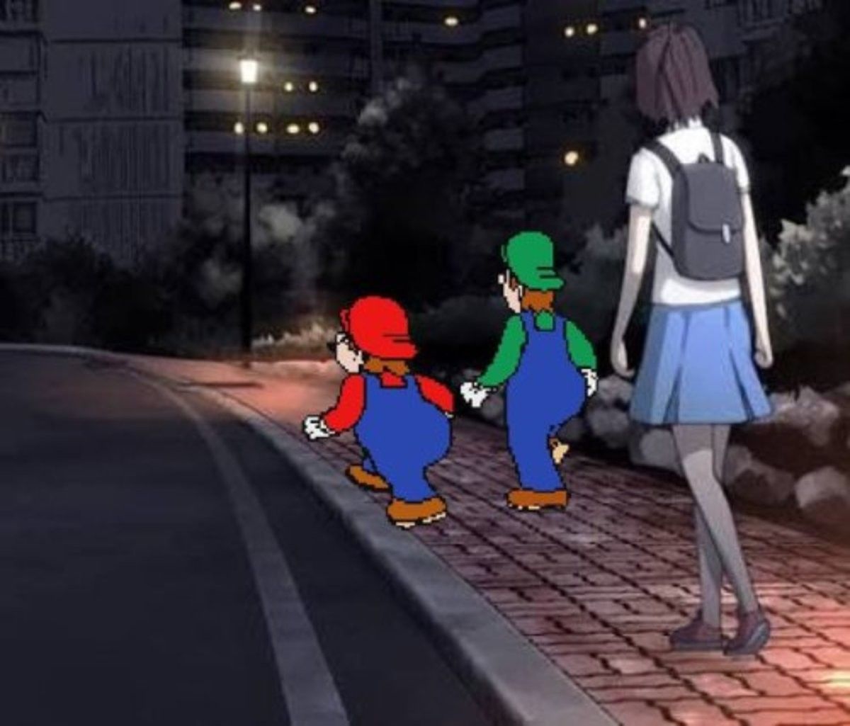 nice of the princess to invite us oppa for a dicknick gay luigi