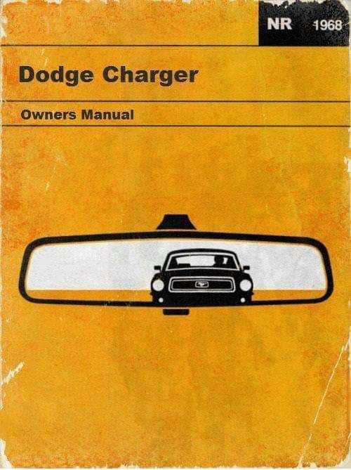This 1968 Dodge Charger owner manual