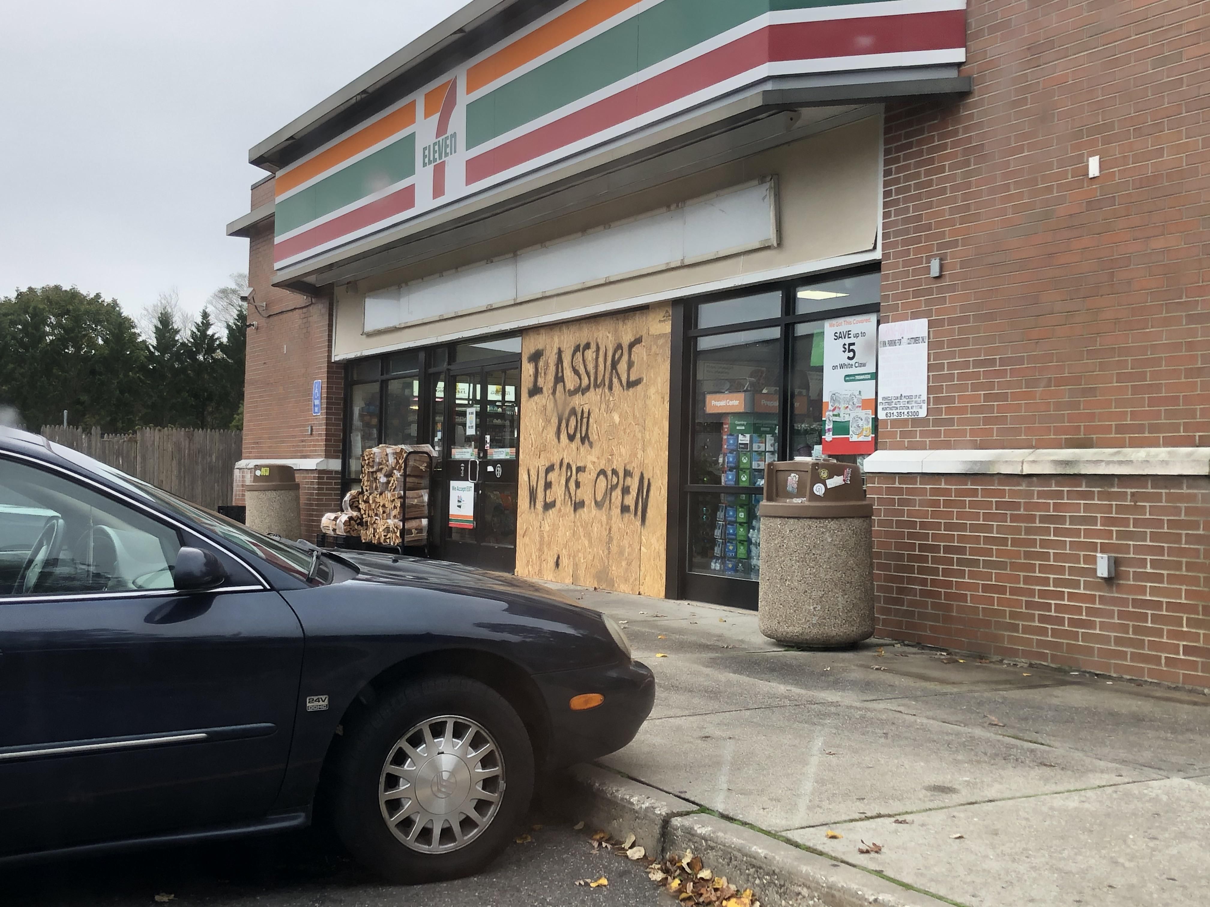 Someone drove through the front of our local 7 Eleven. I wasn’t even supposed to be here today!