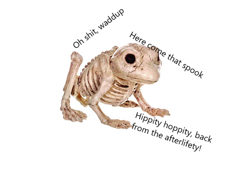 Spooktober peaks soon, as the skeleton pepe arrises