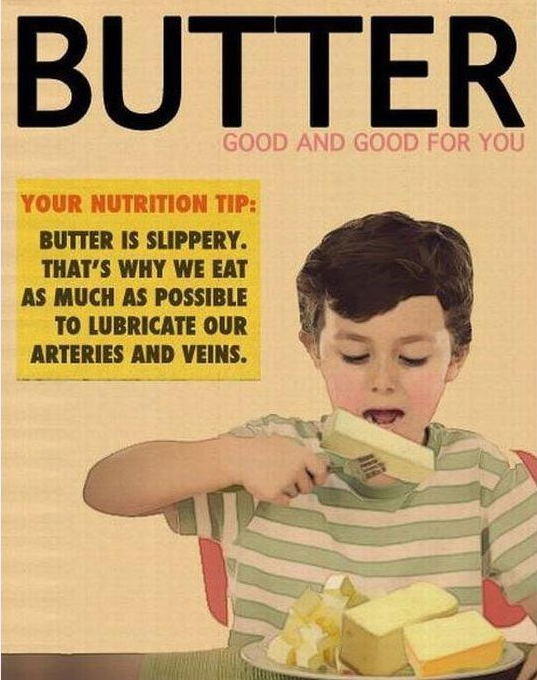 Vintage butter advertisement